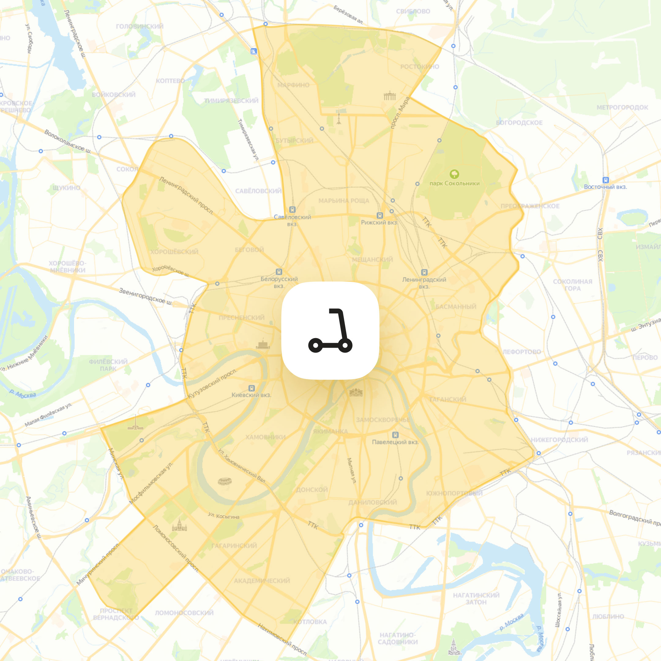 карта города
